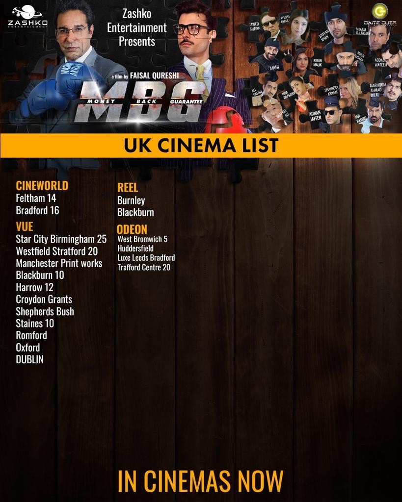 Money Back Guarantee UK cinema listing