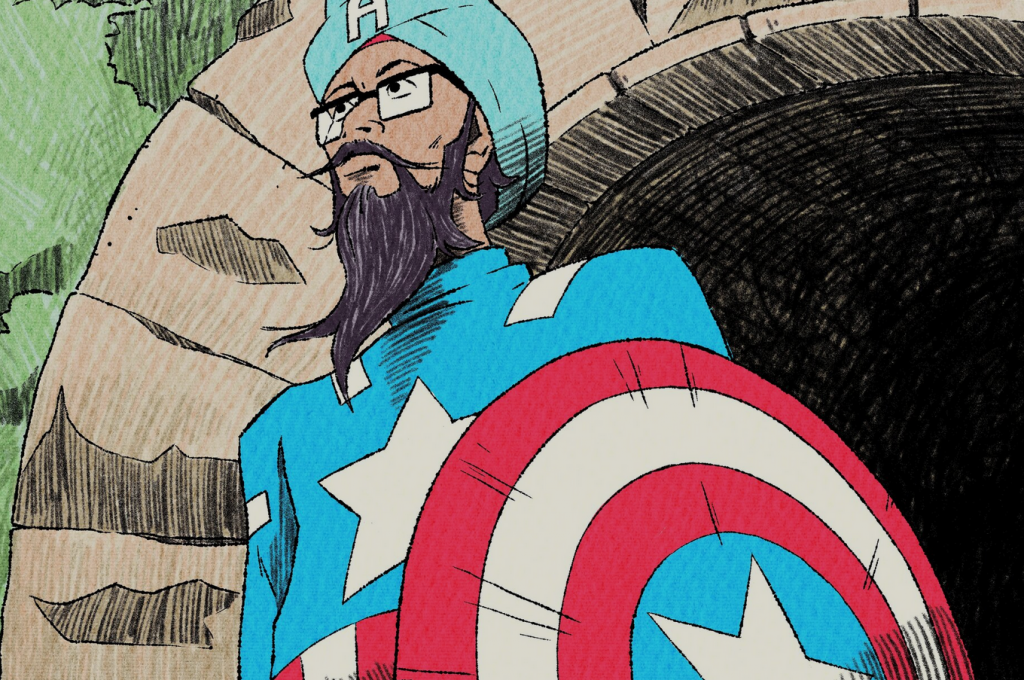 Asians UK, UK Asians, TRIBECA selected animated short film AMERICAN SIKH, produced by Vishavjit Singh, chronicles the life of a ‘Sikh Captain America’